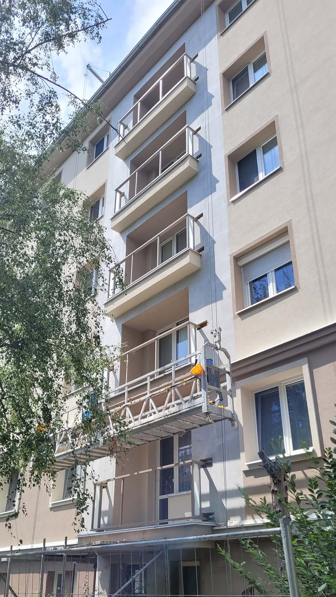 Aktuálna obnova bytového domu na ulici Obrancov mieru