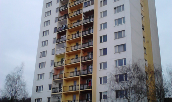 Obnova fasády a balkónov termoizolačným náterom na ulici Hanojská 5 (II etapa)